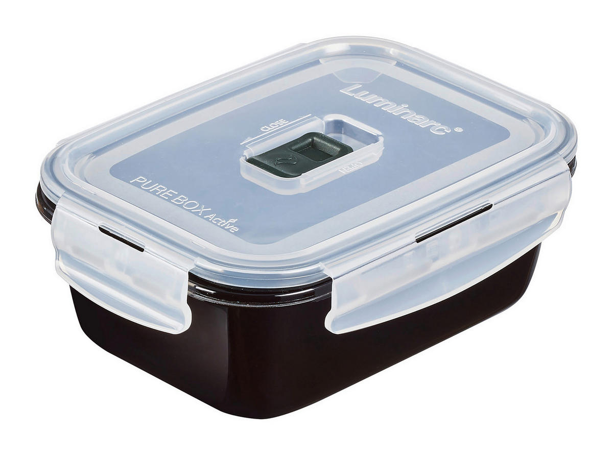 CreaTable Frischhaltedosenset Black Box schwarz Black Box - schwarz - CreaTable