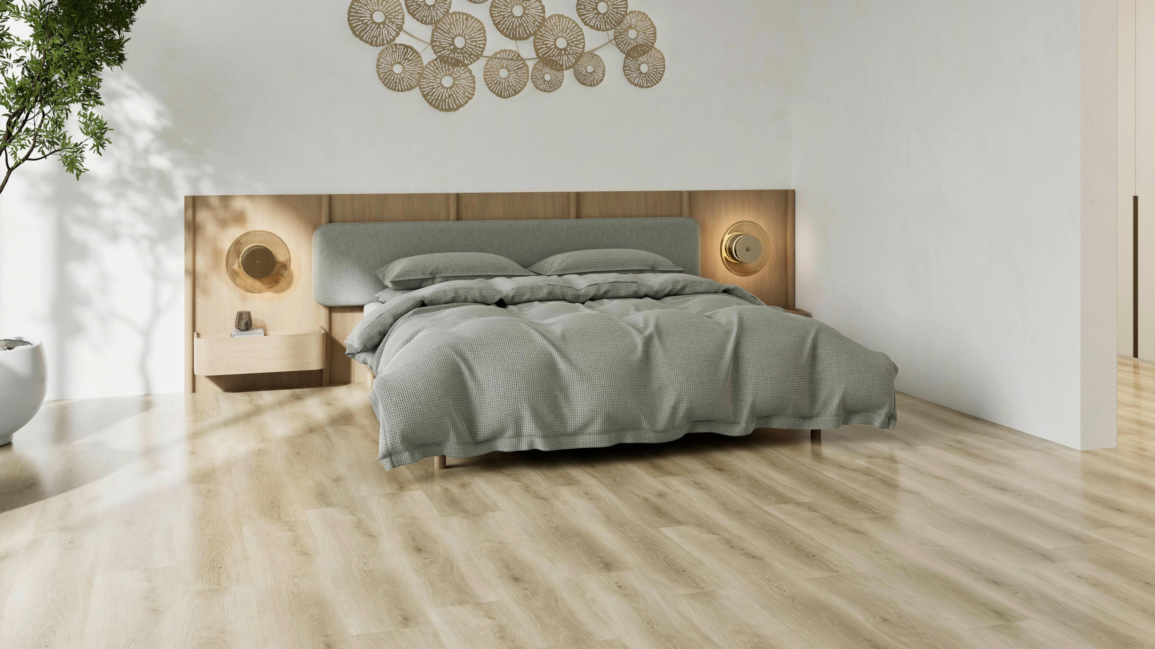 Click-Vinylboden Buchrasen ca. 2,782 m² im Paket  B/L: ca. 22,9x122 cm pro Paket Buchrasen ca. 2,782 m² im Paket - (22,90/122,00cm)