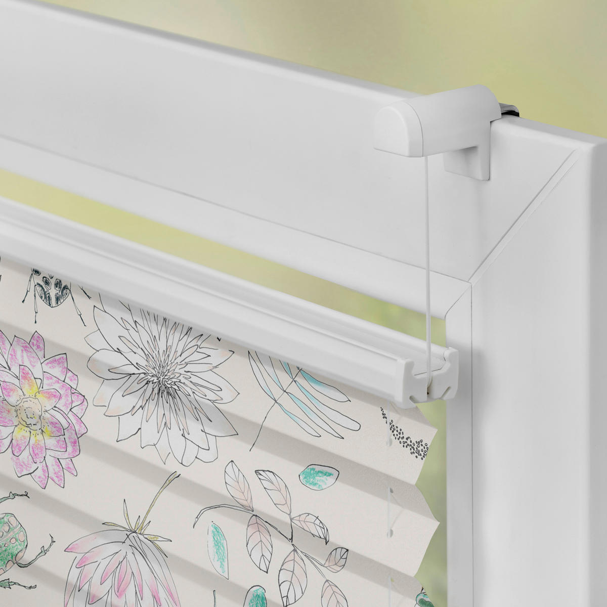 Spannplissee Bohemian Garden bunt B/L: ca. 70x130 cm Bohemian Garden - bunt (70,00/130,00cm) - LICHTBLICK