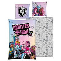 Baumwoll Wende Bettwäsche Monster High Renforce Multi Baumwolle B/L: ca. 135x200 cm Monster High - Multi (135,00/200,00cm)