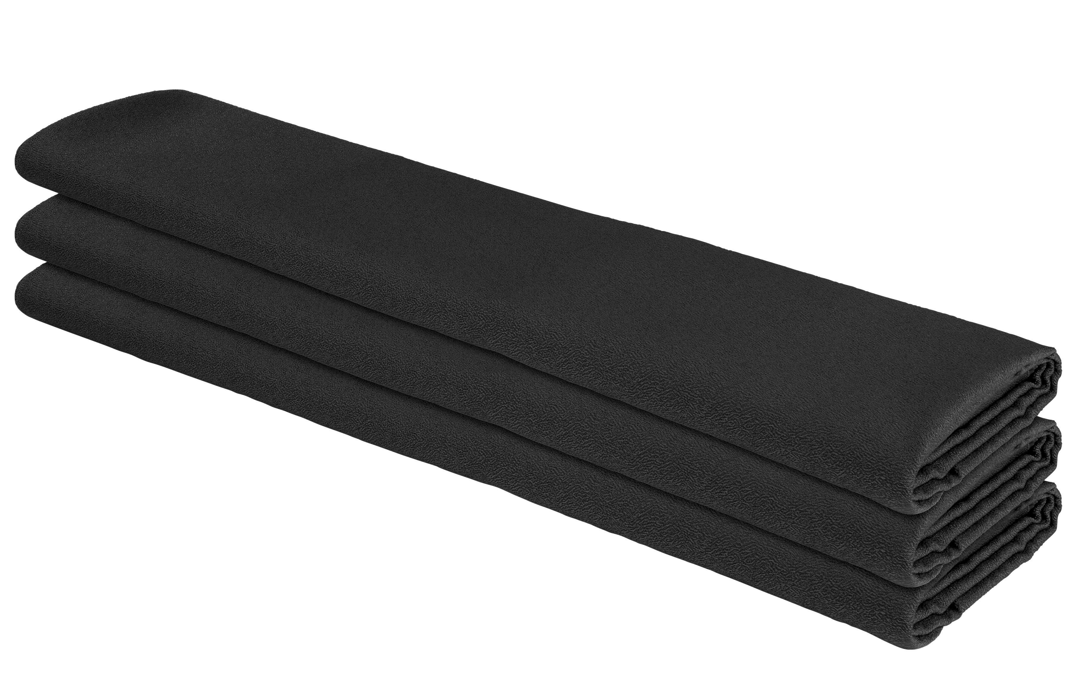 Dekostoff schwarz B: ca. 150 cm Dekostoff_uni - schwarz (150,00cm)