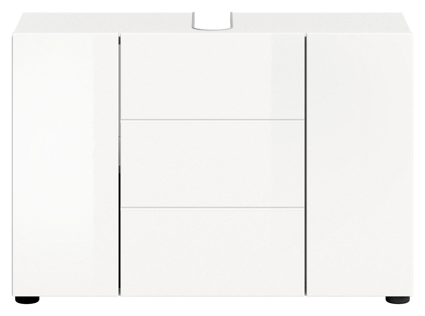 Waschbeckenunterschrank Vira weiß B/H/T: ca. 82x56x34 cm Vira - weiß (82,00/56,00/34,00cm)