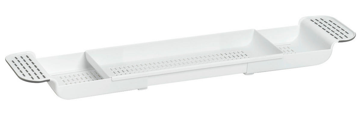 Zeller Badewannenablage weiß B/H/L: ca. 17,3x6,5x55 cm Badewannenablage - weiß (55,00/17,30/6,50cm) - Zeller