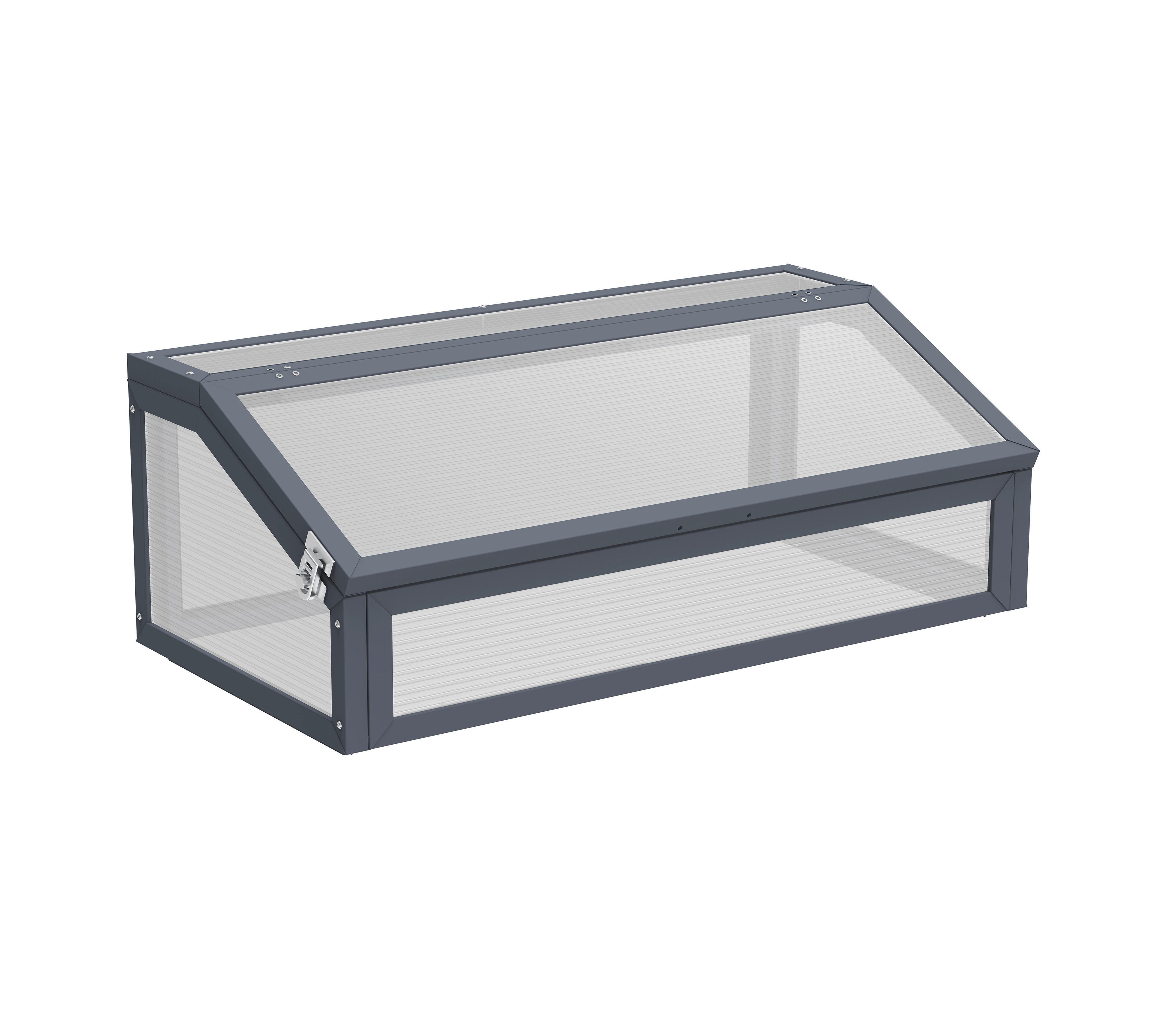 Thumbnail - Westmann Frühbeetaufsatz Tega grau B/H/L: ca. 100x36x50 cm