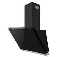 Amica Dunstabzugshaube KHF 695 800 S schwarz Edelstahl Glas B/H/T: ca. 80x94x47,5 cm KHF 695 800 S - schwarz (80,00/94,00/47,50cm) - Amica