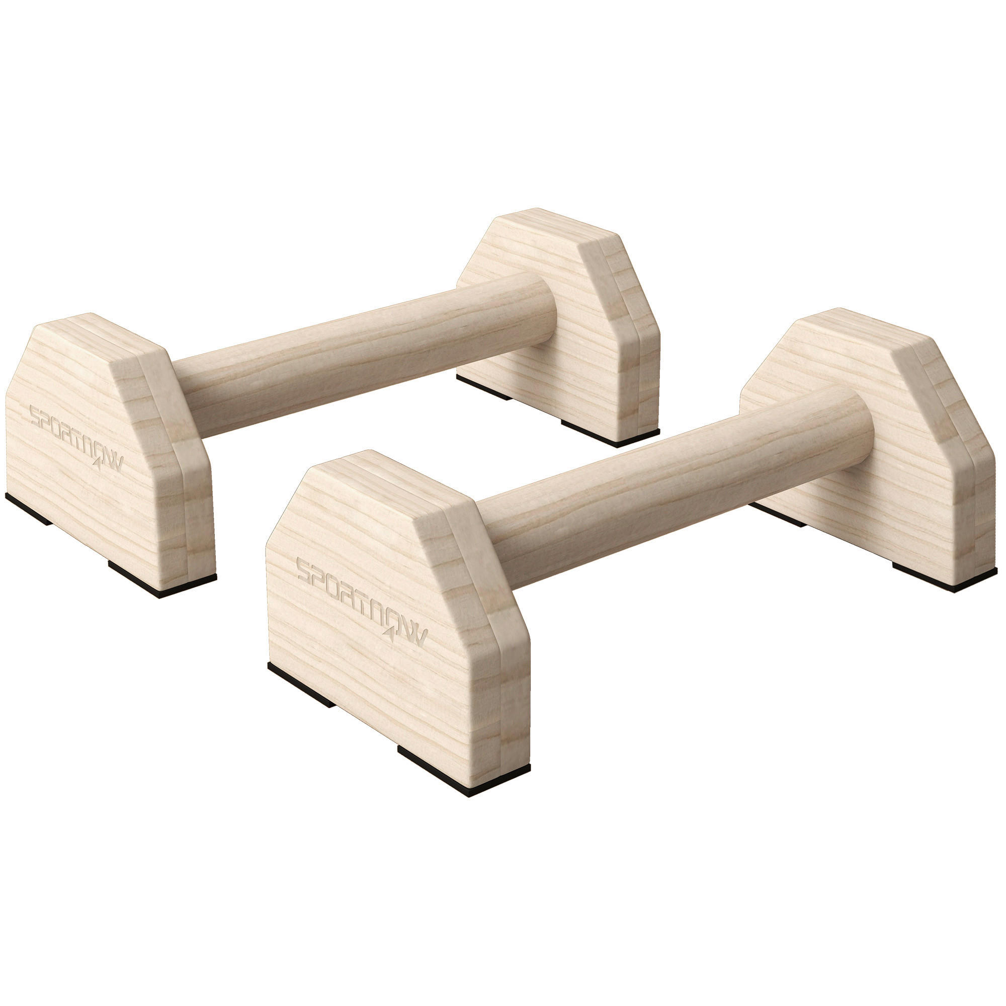 SPORTNOW Liegestützgriffe natur Buche B/H/L: ca. 13x10x30 cm Liegestützgriffe - natur (30,00/13,00/10,00cm) - SPORTNOW