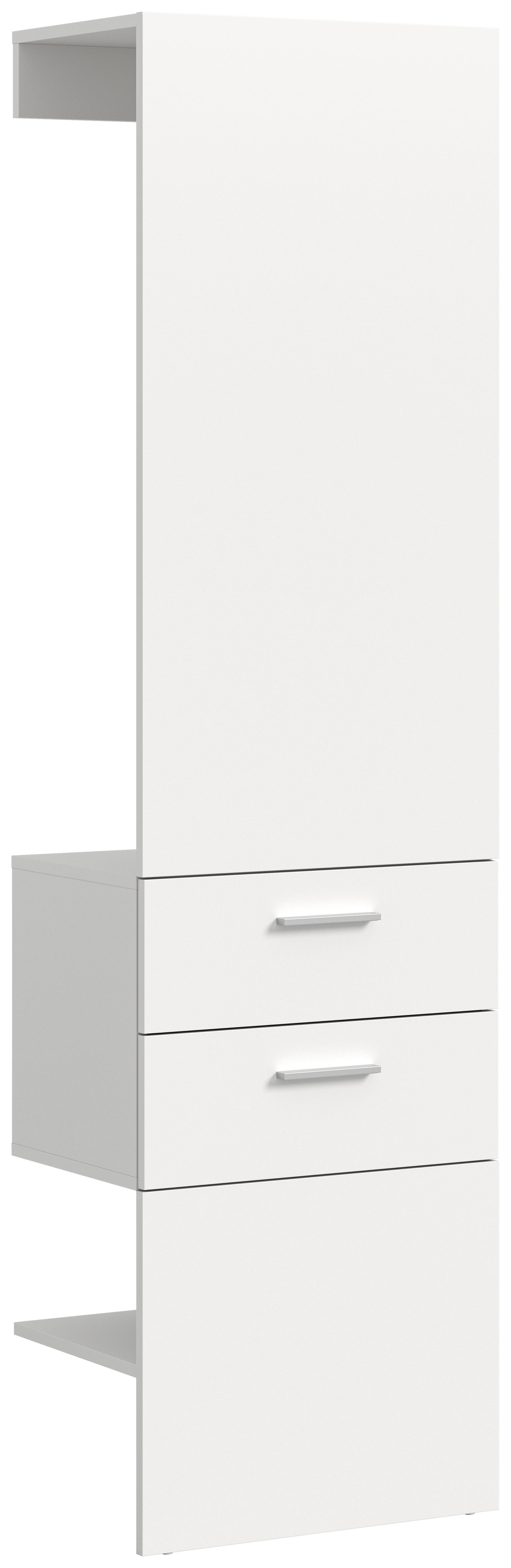 Garderobenpaneel VAGA weiß B/H/T: ca. 52x190x36 cm VAGA - weiß (52,00/190,00/36,00cm) - xonox.home