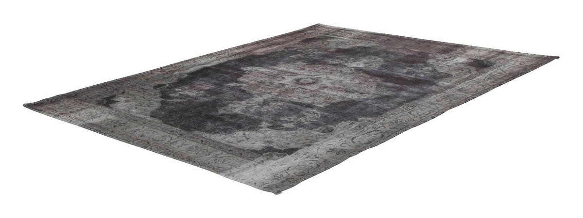 360Living Teppich Vintage grau B/L: ca. 140x200 cm Vintage - grau (140,00/200,00cm) - 360Living