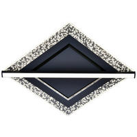Deckenleuchte schwarz Metall Kunststoff B/H: ca. 40x6 cm LED-Deckenleuchte_Inanna - schwarz (40,00/6,00cm)