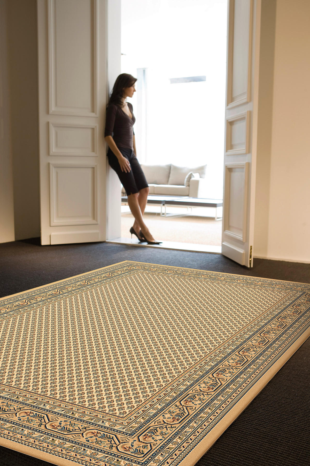 Webteppich Kashmar beige B/L: ca. 160x230 cm Kashmar - beige (160,00/230,00cm)