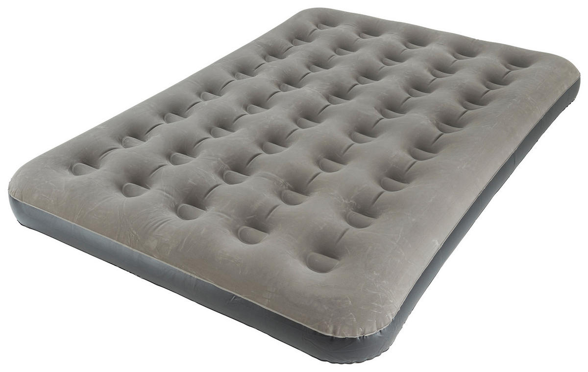 Happy People Luftbett grau B/H/L: ca. 137x22x191 cm Luftbett_aufblasbar_Double - anthrazit/grau (191,00/137,00/22,00cm) - Happy People