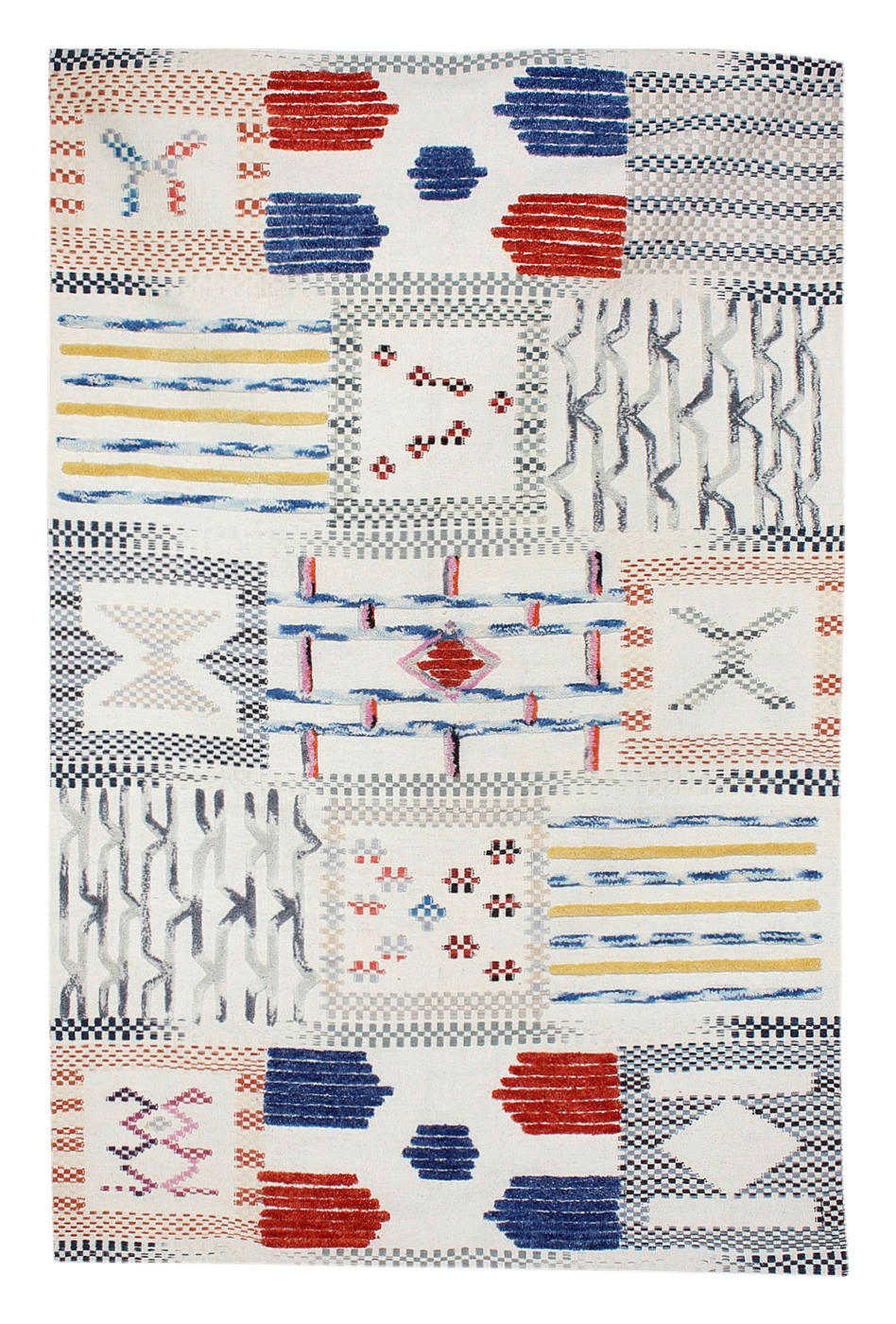 Kayoom Kurzflorteppich Empire 110 elfenbein B/L: ca. 160x230 cm Empire 110 - mehrfarbig/elfenbein (160,00/230,00cm) - Kayoom