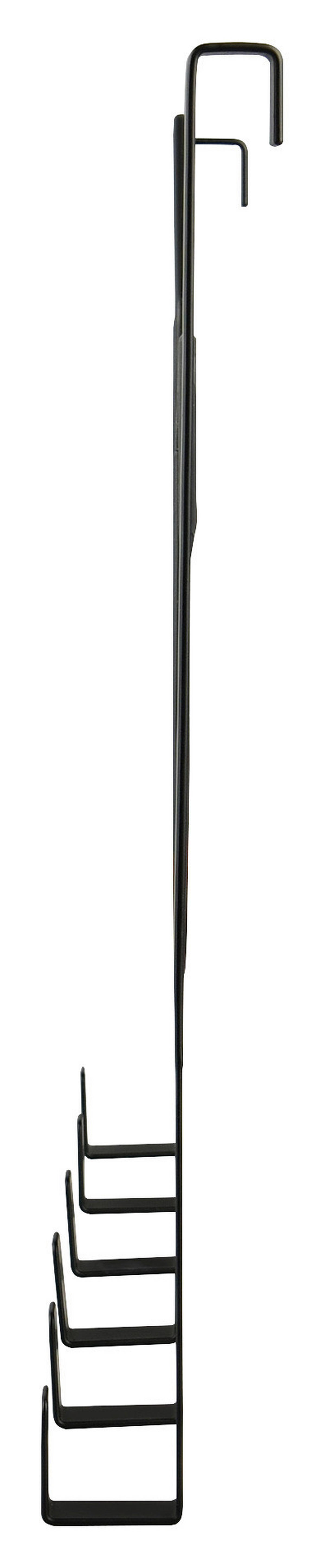 Türgarderobe Chalotte schwarz Metall B/H/T: ca. 48x33x2 cm Chalotte - schwarz (48,00/33,00/2,00cm)