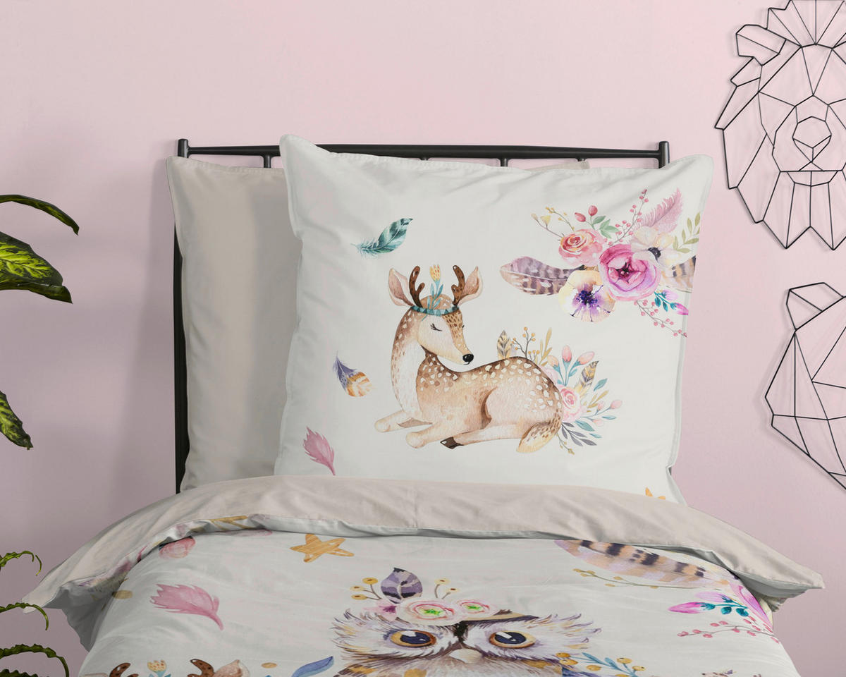 Bettwäsche Meandra Multi Polyester B/L: ca. 135x200 cm Meandra - Multi (135,00/200,00cm) - Pure