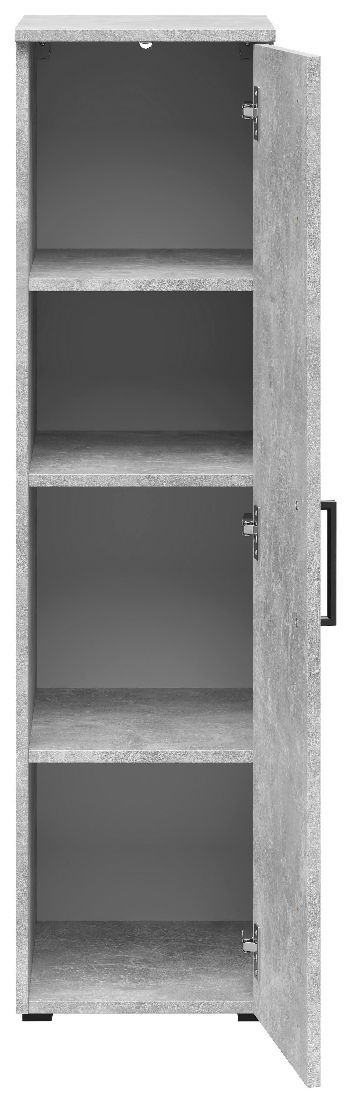 Schrank Multi-Stauraum Typ 6 Beton Optik B/H/T: ca. 30x115x40 cm Multi-Stauraum Typ 6 - Beton (30,00/115,00/40,00cm)