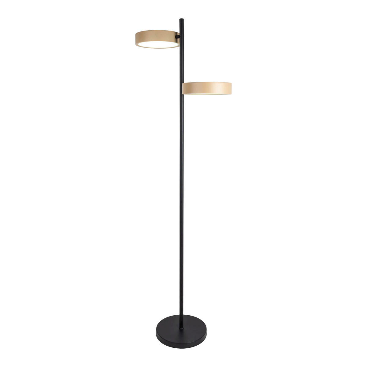 Näve Leuchten LED-Stehleuchte beige Kunststoff Metall B/H/T: ca. 53x165x28 cm TESSA - beige (53,00/165,00/28,00cm) - Näve Leuchten