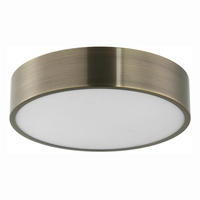 Lamkur Deckenleuchte platin Stahl B/H/L: ca. 37x8x37 cm E27 2 Brennstellen DANTE - platin (37,00/37,00/8,00cm) - Lamkur