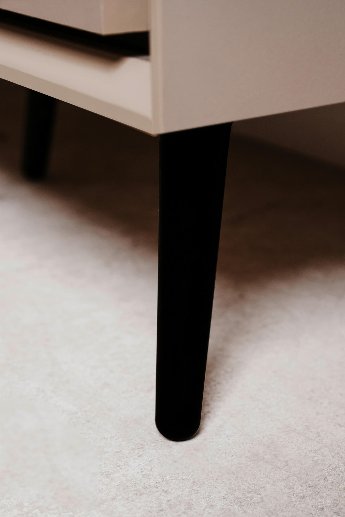 Sideboard Arona sand schwarz B/H/T: ca. 175x90x38 cm Arona - sand/schwarz (175,00/90,00/38,00cm)