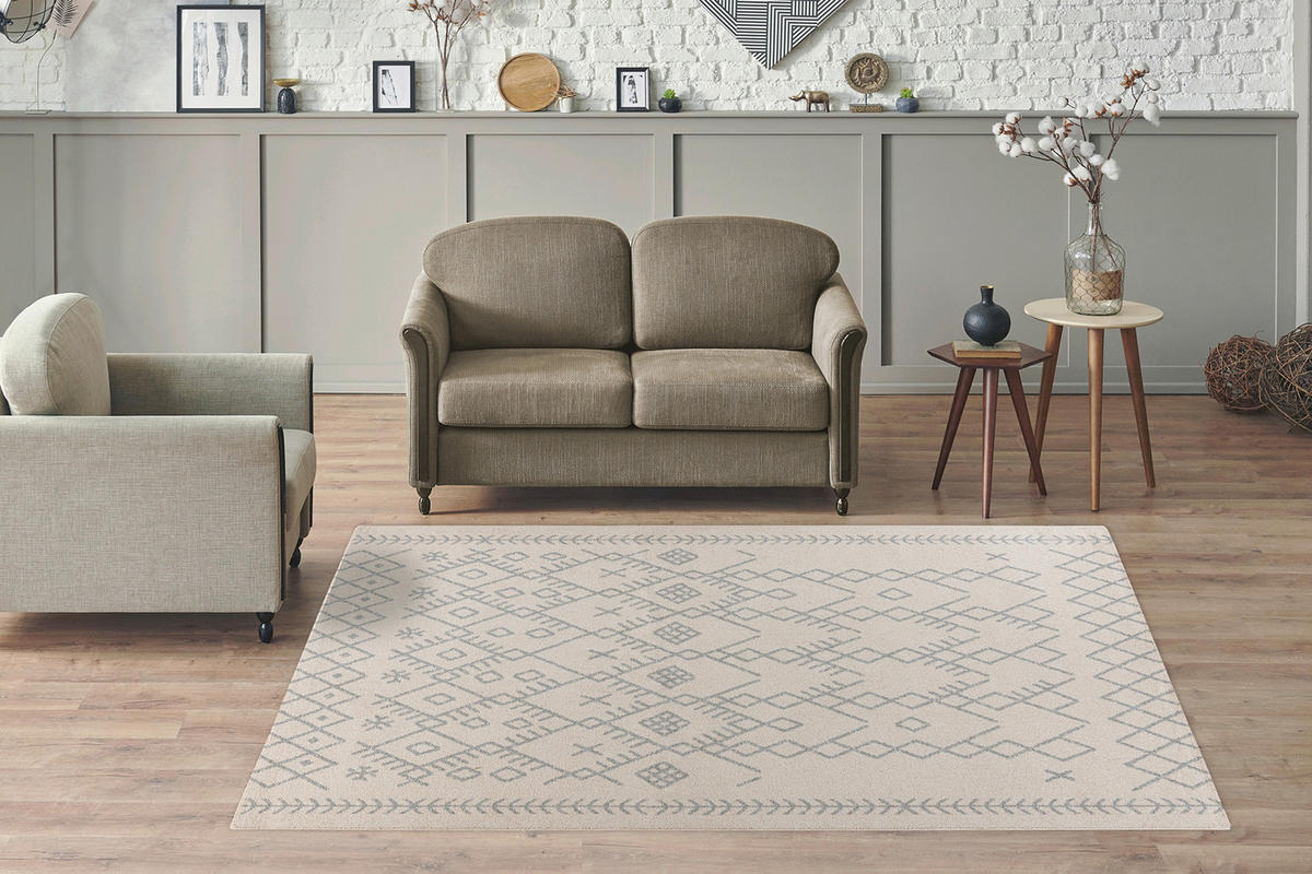 360Living Teppich Gene creme B/L: ca. 160x230 cm Gene - creme (160,00/230,00cm) - 360Living