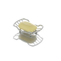 Seifenschale silber Eisen B/H/L: ca. 14x4x9 cm Seifenschale_Escala 282000 - silber (9,00/14,00/4,00cm) - Axentia