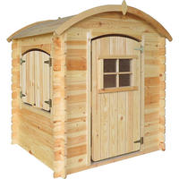 Timbela Kinderspielhaus M505 natur B/H/L: ca. 146x145x112 cm M505 - natur (112,00/146,00/145,00cm) - Timbela