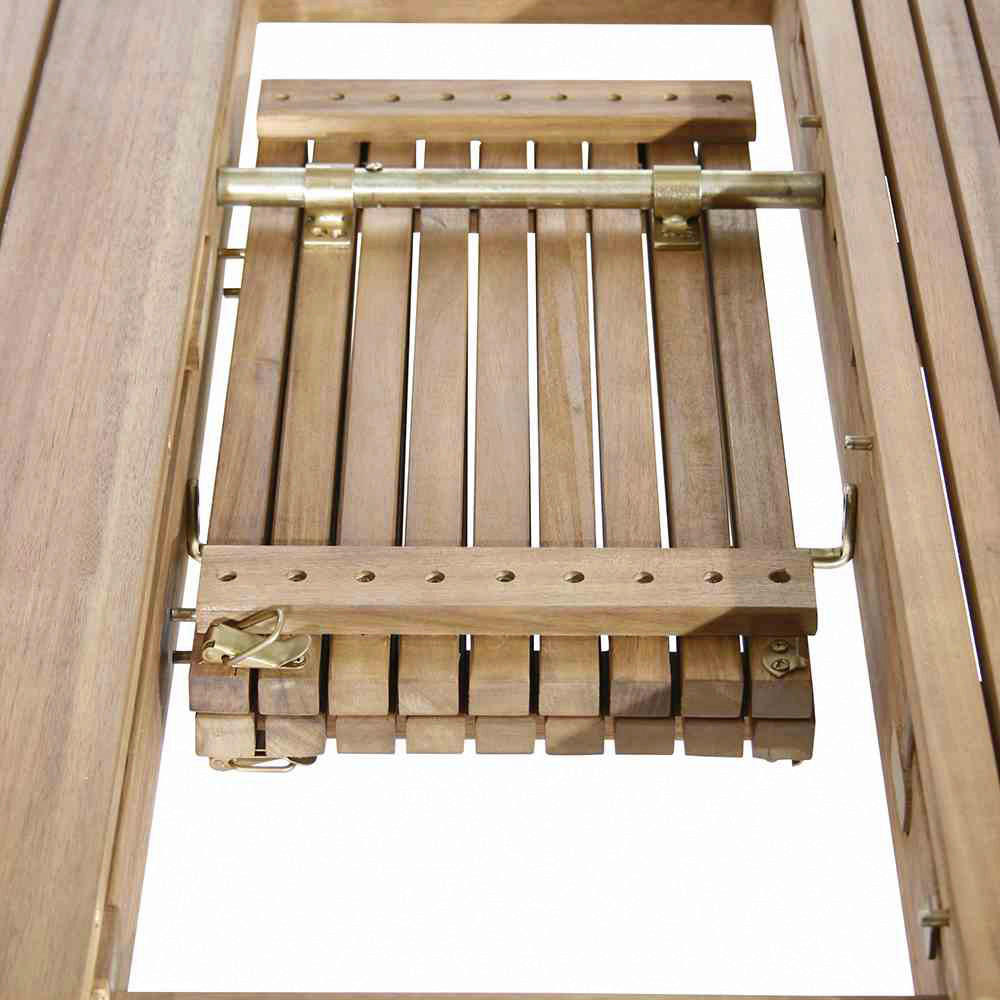 Gardamo Gartentisch FALUN beige Akazie FALUN - beige - Gardamo