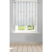 Scheibengardine Ettky weiß B/L: ca. 140x75 cm Ettky - weiß (140,00/75,00cm) - POCOline