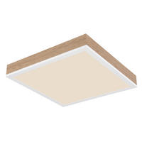 GLOBO LED-Deckenleuchte weiß Opal Kunststoff Aluminium B/H/T: ca. 30x6x30 cm DORO - weiß/Opal (30,00/6,00/30,00cm) - GLOBO