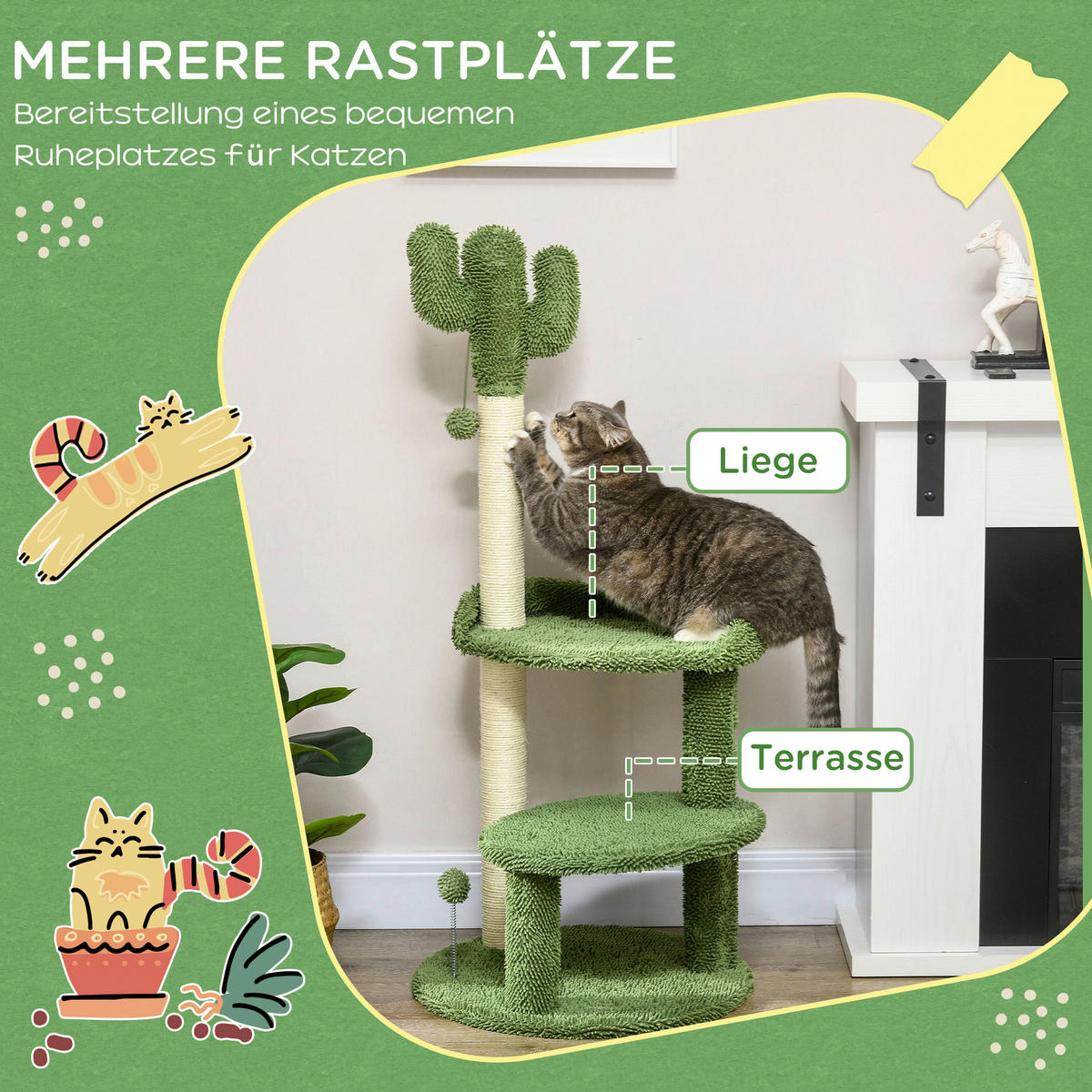 PawHut Kratzbaum Kratzbaum - PawHut