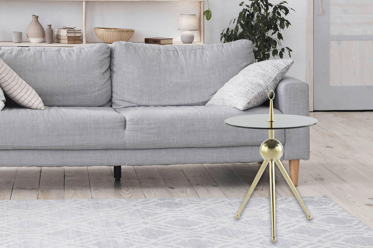 Beistelltisch Ontario 300 H/D: ca. 52x46 cm Ontario 300 - (46,00/52,00cm) - 360 Living