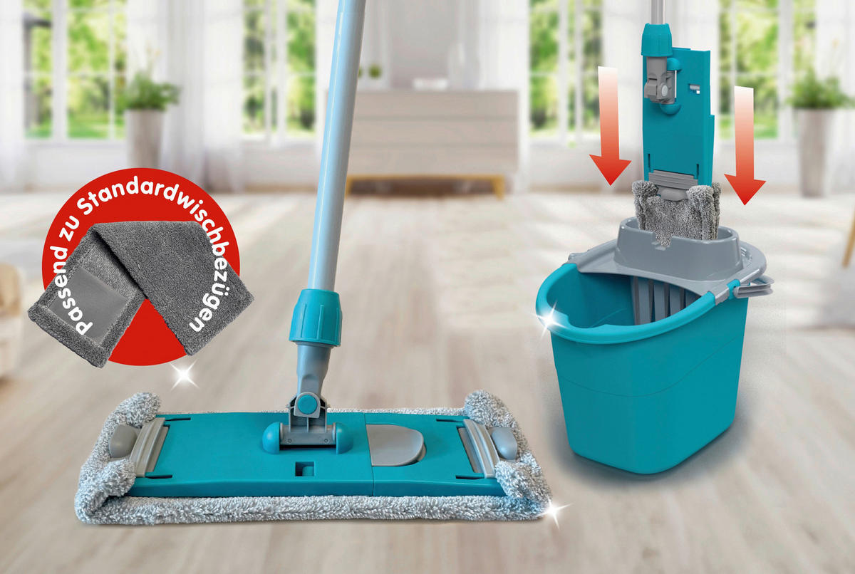 Bodenwischer blau B/H/L: ca. 40x25x30 cm Wischsystem_EasyQuick - blau/grau (30,00/40,00/25,00cm)