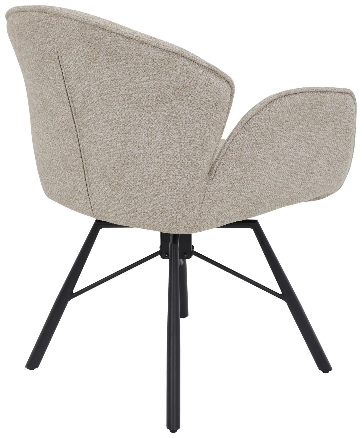 Sessel Bristol, 2er-Set beige Metall Microfaser B/H/T: ca. 62x83x66 cm Bristol, 2er-Set - beige (62,00/83,00/66,00cm) - Hela
