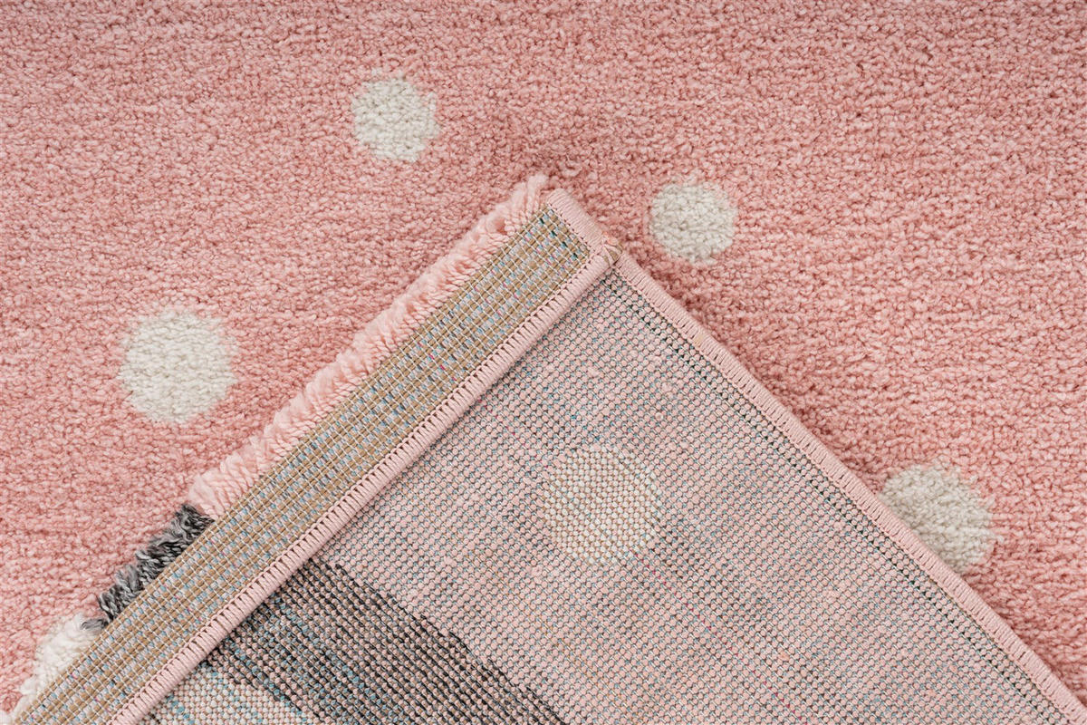 Kayoom Kurzflorteppich Australia - Gidya rosa B/H/L: ca. 80x1,6x150 cm Australia - Gidya - rosa (150,00/80,00/1,60cm) - Kayoom