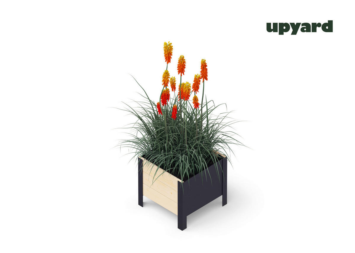 UPYARD Hochbeet MODERN natur Holz B/H/L: ca. 36x32x36 cm MODERN - natur (36,00/36,00/32,00cm) - UPYARD
