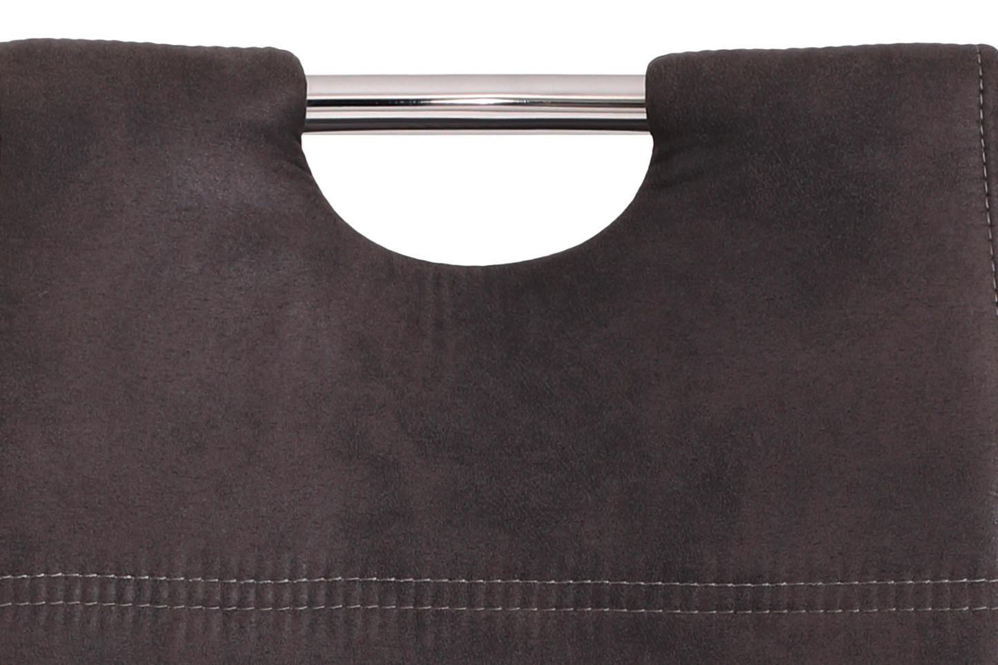 Thumbnail - Stuhl Susi 2er Set anthrazit Vintage Microfaser B/H/T: ca. 44x98x61 cm