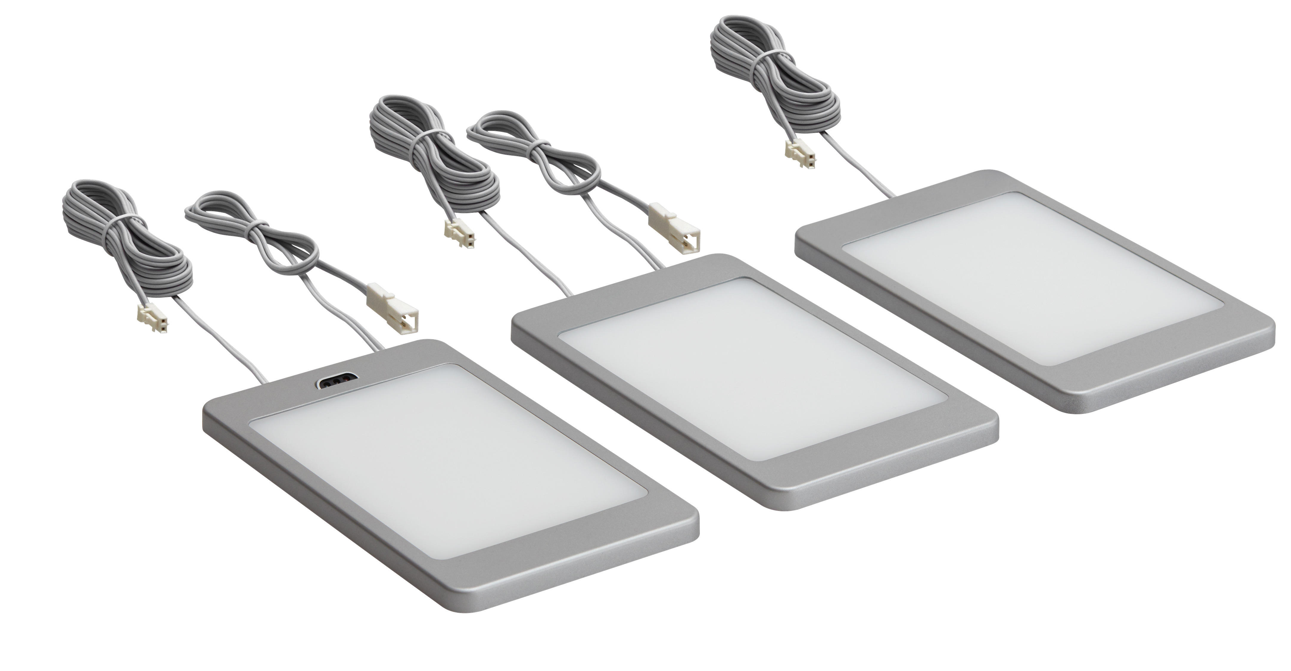 HÖLSCHER LED-Leuchten Panel Metall B/H/T: ca. 19,5x1,25x11,2 cm Panel - weiß (19,50/1,25/11,20cm)