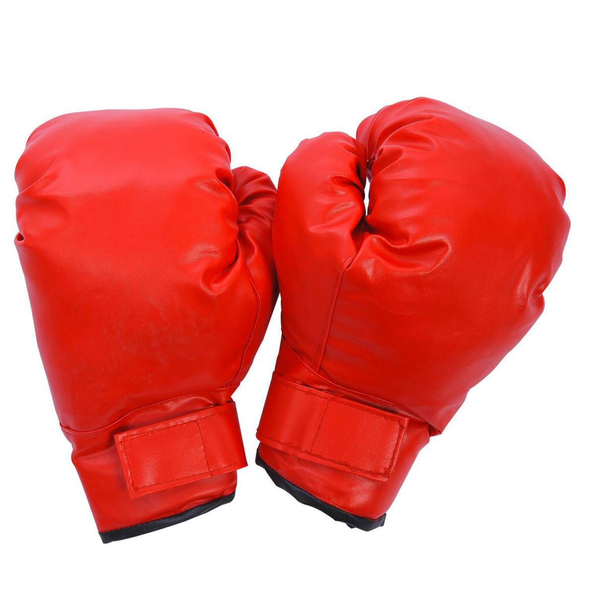 HOMCOM Punchingballset schwarz Metall H/D: ca. 146,5x43 cm Punchingballset - rot/schwarz (43,00/146,50cm) - HOMCOM