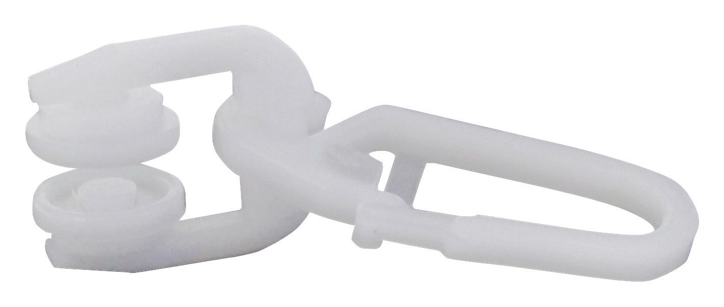 Rollringe für T-Schiene Rollringe_f.T-Schiene_20erPack - weiß - ondeco