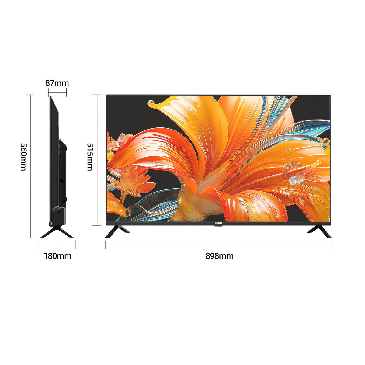 CHiQ LED Smart TV L40QG7L schwarz Q-LED-TV_40"_FHD_L40QG7L_CHiQ - schwarz - Chiq