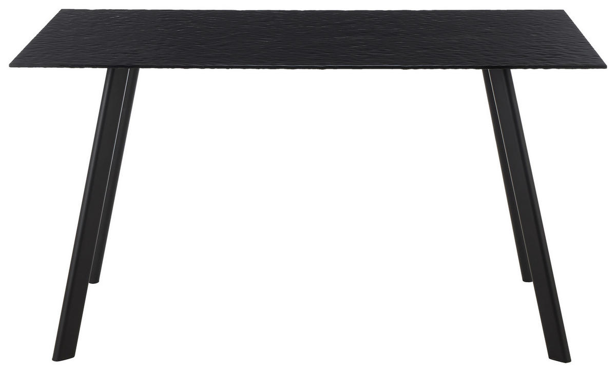 Esstisch Petra schwarz B/T: ca. 140x80 cm Petra - schwarz (140,00/80,00cm)