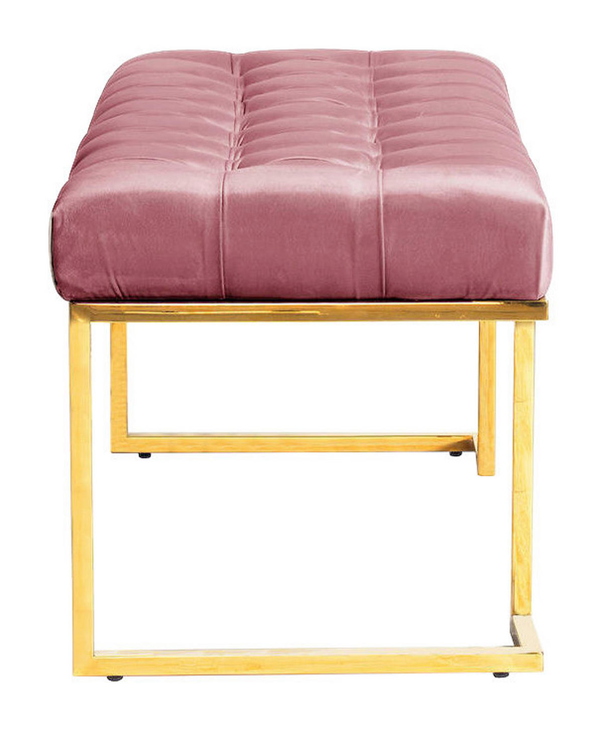Sitzbank Rare 201 altrosa B/H/T: ca. 47x48x100 cm Rare 201 - gold/altrosa (47,00/48,00/100,00cm) - 360 Living