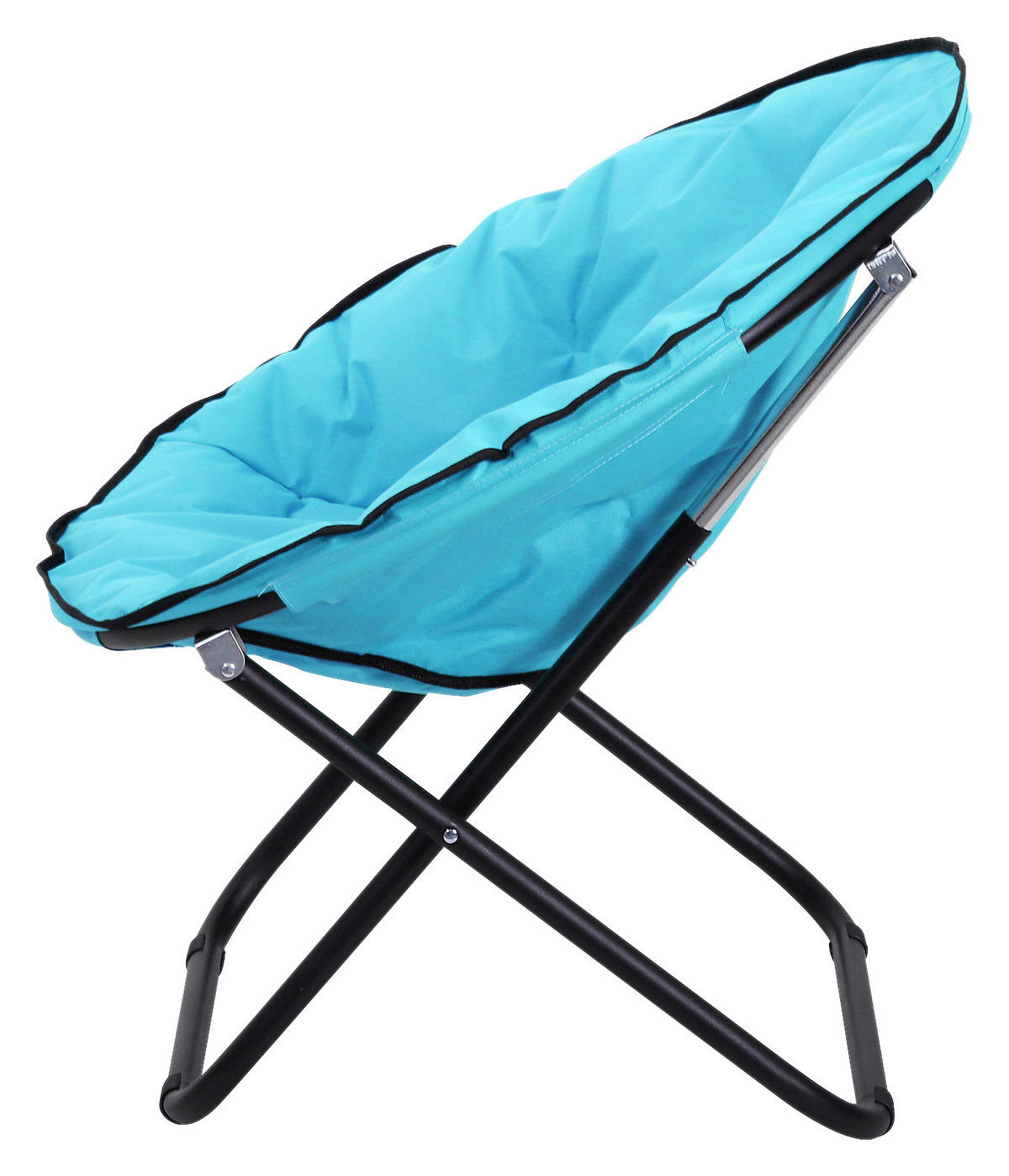 Outsunny Campingstuhl blau Kunststoff B/H/L: ca. 80x75x80 cm Campingstuhl - blau (80,00/80,00/75,00cm) - Outsunny