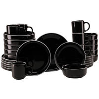 CreaTable Kombiservice Nordic Gourmet schwarz Steinzeug 30 tlg. Nordic Gourmet - schwarz - CreaTable