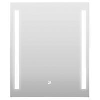 Hölscher Leuchten Wandspiegel 005 960 Metall Glas B/H: ca. 51x61 cm LED-Wandspiegel - (51,00/61,00cm) - Hölscher Leuchten