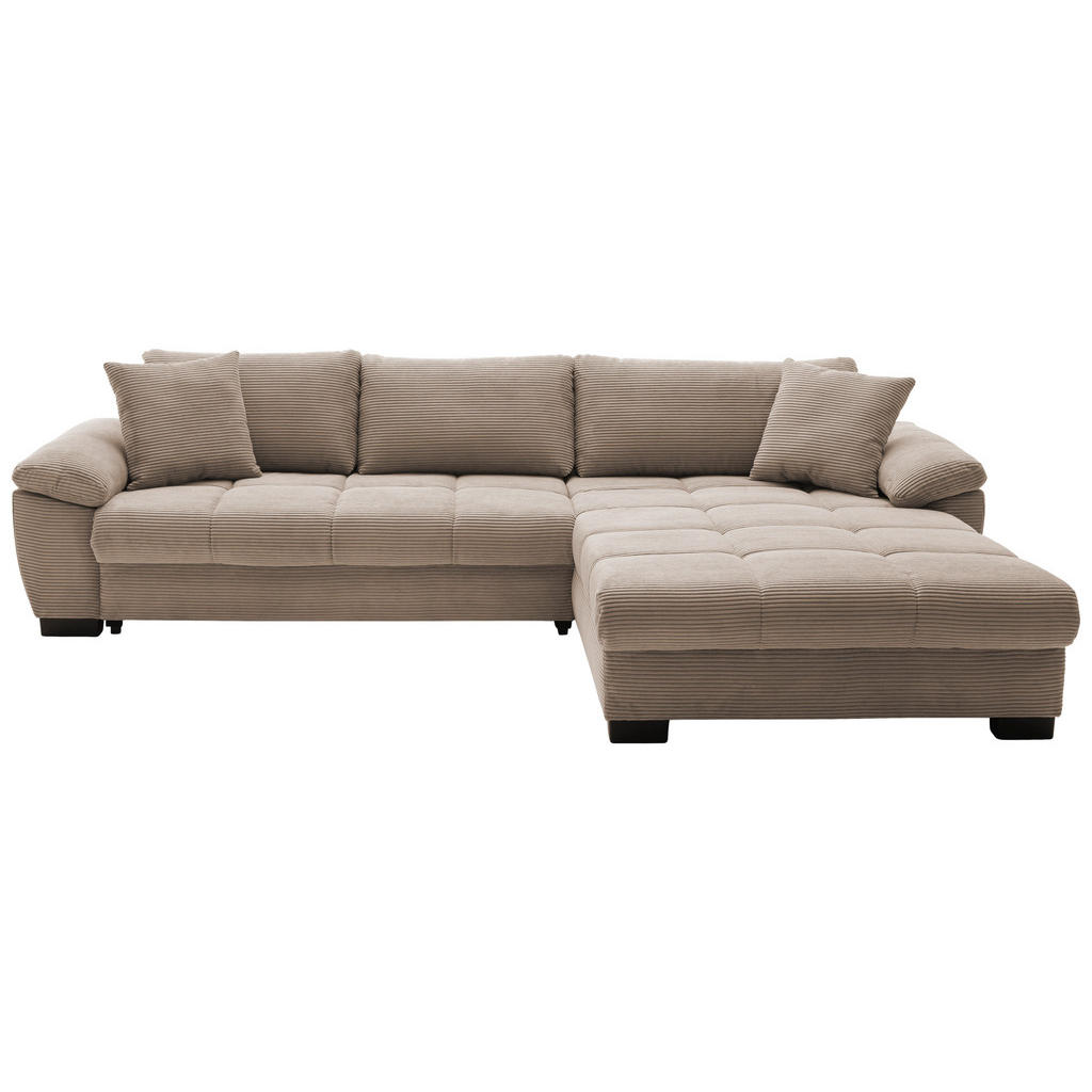 Thumbnail - Ecksofa Cancun taupe Microfaser B/H/T: ca. 323x88x211 cm