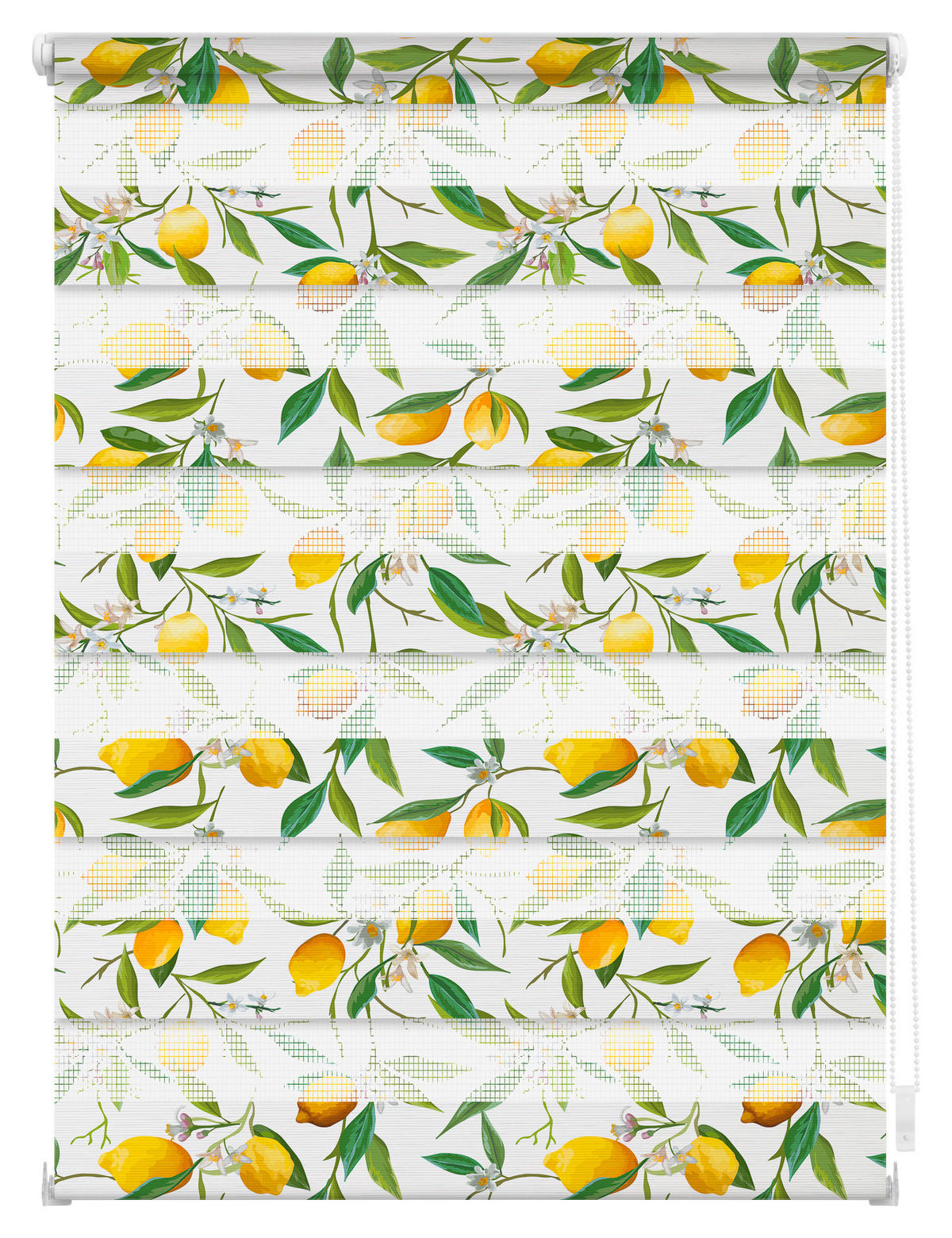 Doppelrollo Duo Limone gelb B/T: ca. 90x150 cm Duo Limone - gelb/grün (90,00/150,00cm) - LICHTBLICK