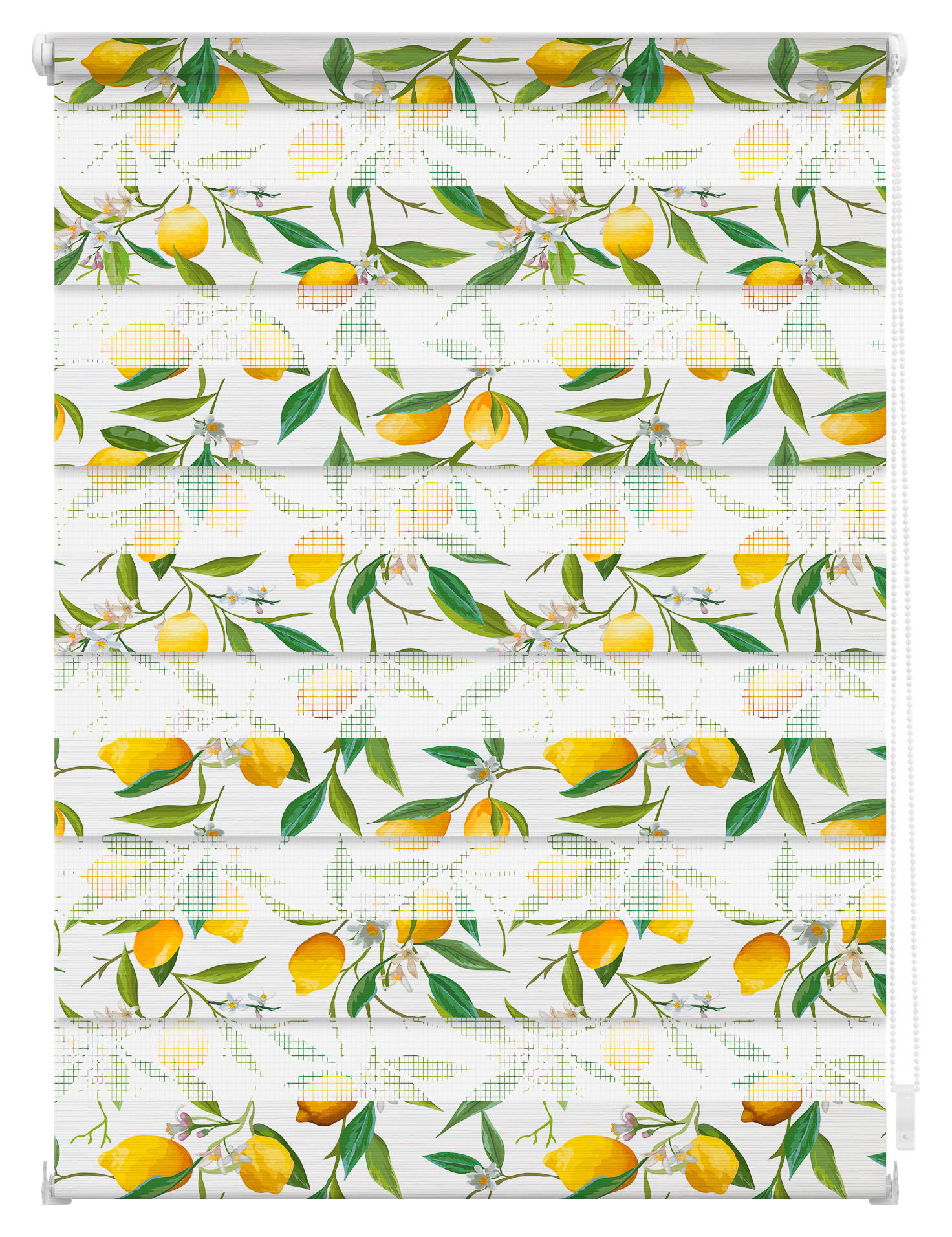 Thumbnail - LICHTBLICK Doppelrollo Duo Limone gelb B/T: ca. 70x150 cm