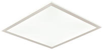 POCOline Deckenleuchte weiß Metall Kunststoff B/H/L: ca. 40x7x40 cm 1 Brennstellen LED-Panel_Starry_Plan - weiß (40,00/40,00/7,00cm) - POCOline