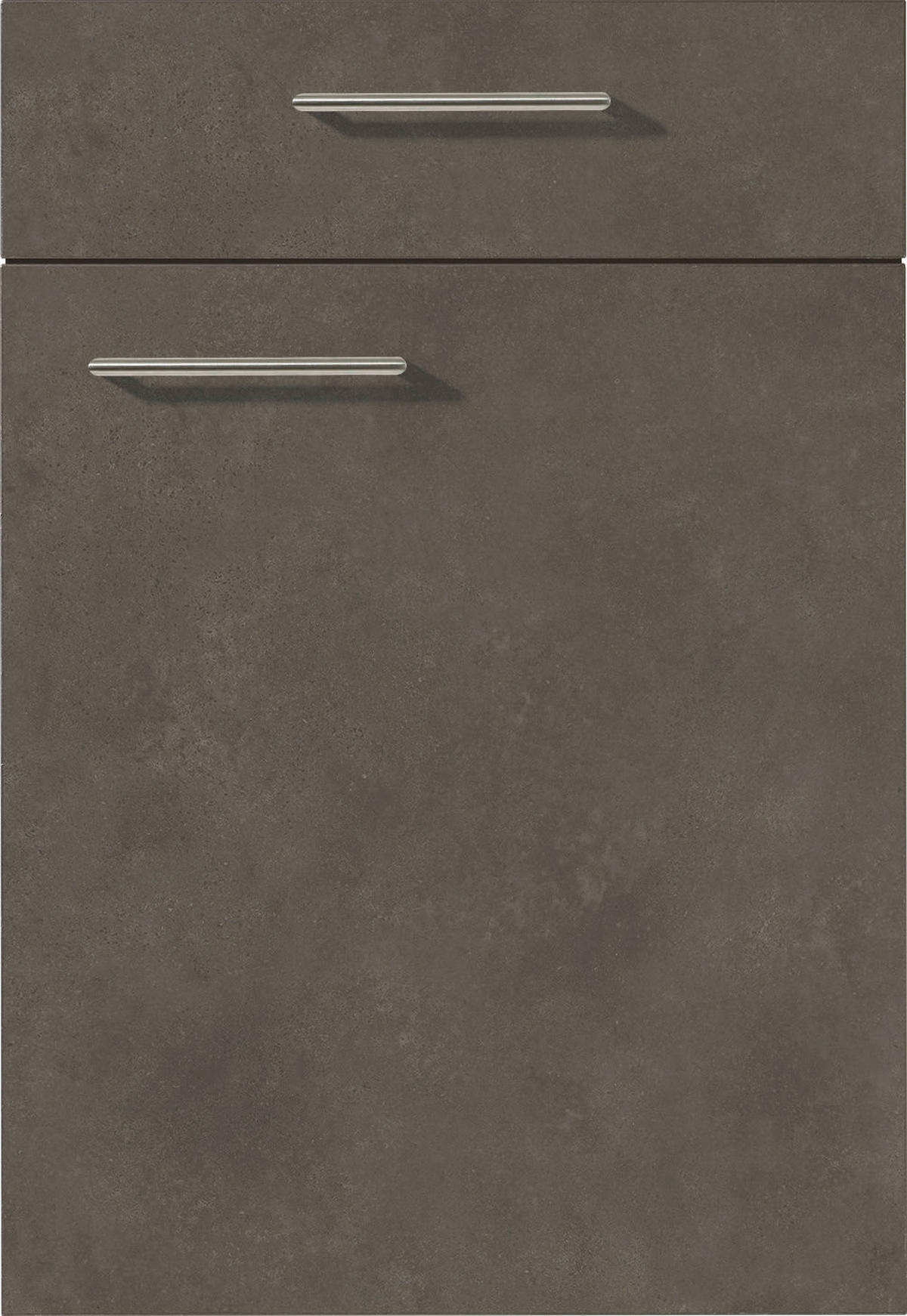 nobilia Winkelküche Riva Weißbeton Nachbildung B/T/L: ca. 275x60x175 cm Riva - schwarz/Weißbeton (275,00/175,00cm) - nobilia
