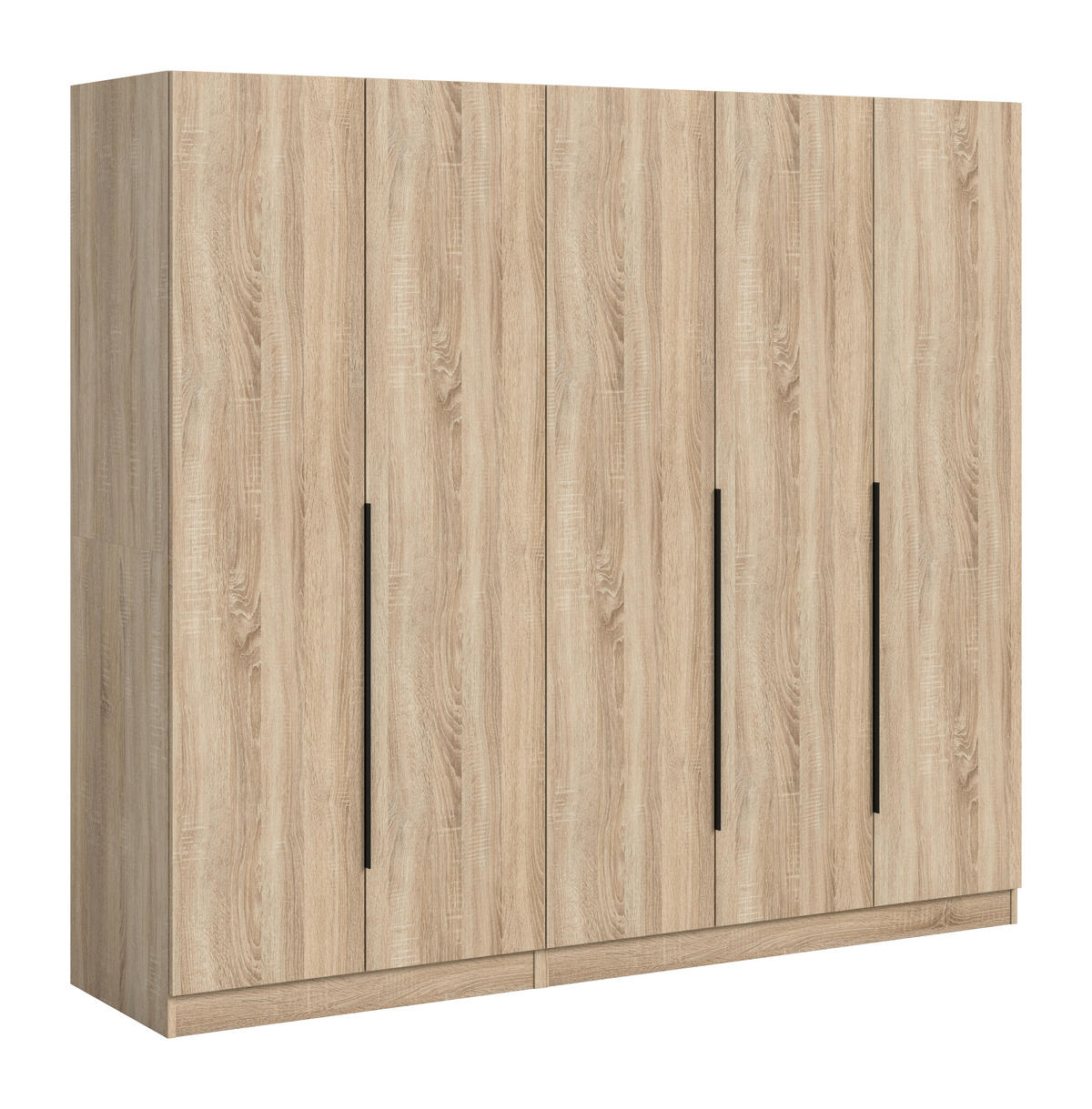 Kleiderschrank KOPENHAGEN Eiche Sonoma Nachbildung B/H/T: ca. 200x181x52 cm KOPENHAGEN - Eiche (200,00/181,00/52,00cm) - xonox.home